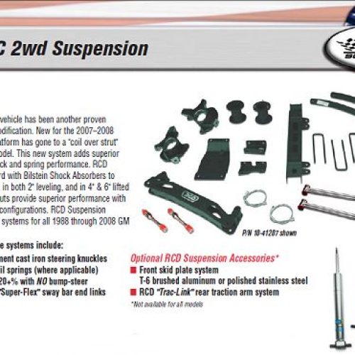 2WD RCD Suspension Lift Kit