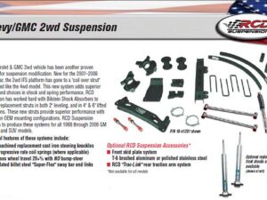 2WD RCD Suspension Lift Kit