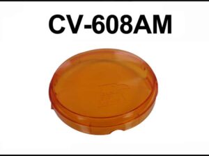 Amber 6" Round Lens Cover