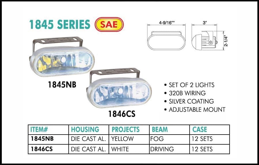 1845 Series Lights