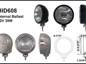 6" HID 50W Spot (Round) Stainless