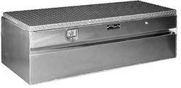 ProTech Notched Inbed Chest-Style Tool Boxes - Diamond Plate Lid