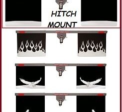 Hitch Mount Mud Flaps