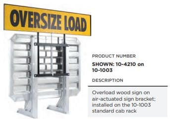 Air-Actuated Load Sign