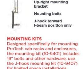 J-Hook Cab Rack Mounting Kit