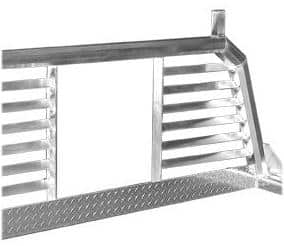 ProTech Cab Rack Accessories - Louvered Slider Window Cutout